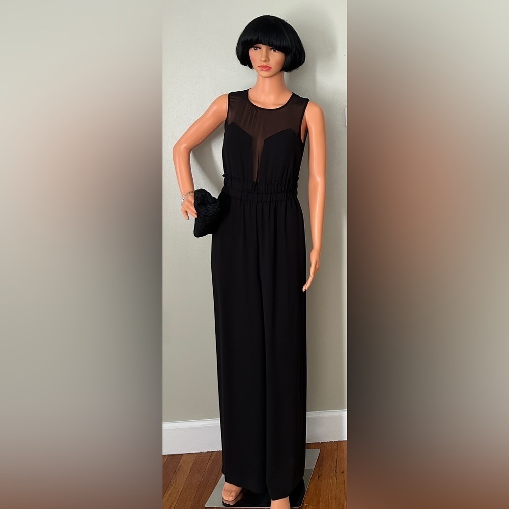 JUMPSUIT BCBG MAXAZRIA
BLACK KIARA SILK
SLEEVE